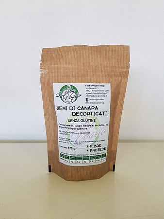 Semi di canapa decorticati conf. da 125 gr